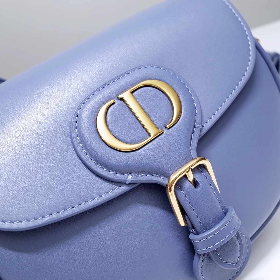 Mini Dior Bobby Bag Blue Box Calfskin